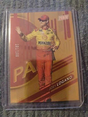 Panini National Joey Logano #101/199 nascar Orange  - Image 1 of 2