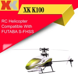 Wltoys XK K100 6CH 3D 6G System RC Toy Coreless Motor RC Helicopter BNF - Picture 1 of 12