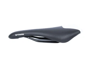 BTWIN Road Mountain eBike MTB Bicycle Saddle Cr-Mo Rails Seat Black&White color - Picture 1 of 10
