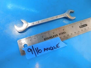 USED,CORNWELL TOOLS ( 9/16 IN. ) ANGLE HEAD WRENCH, PART #aw1818 - Foto 1 di 4