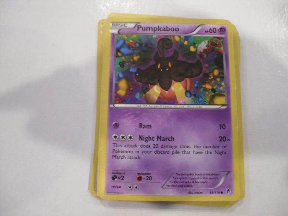 Pokemon --- PUMPKABOO --- XY Phantom Forces! RARE! MINT! 44/119 SHOWN    BB - Image 1 of 1