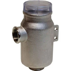 Maestrini Brass Bracket Mount Water Strainer with Clear Lid (3/4" BSP) - Picture 1 of 1