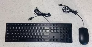 Dell KB216-BK-US Wired Keyboard With Mouse - Black - Picture 1 of 6