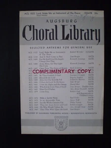 Lord, Make Me an Instrument of Thy Peace (SSATB) - Wetzler - Picture 1 of 3
