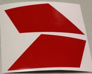 Set of 2 Ski-Doo REV XP 08-19 Snowmobile Rear Reflectors Tunnel Snow Flap NEW - Picture 1 of 1