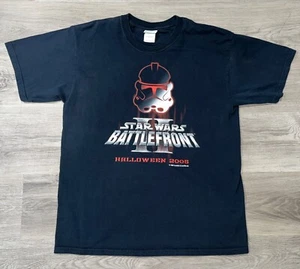 STAR WARS BATTLEFRONT II 2 2005 VTG Video game Promo Shirt Size L LUCASARTS - Picture 1 of 8