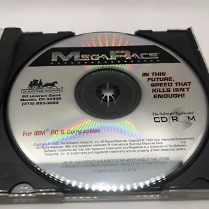 MegaRace PC Game 1993 CD-ROM Software Toolworks Vintage Retro Gaming Disc Only - Picture 1 of 2