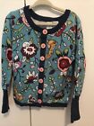 Matilda Jane Paint By Numbers Central Park Cardigan.  Girls Size 2 Bunny Easter