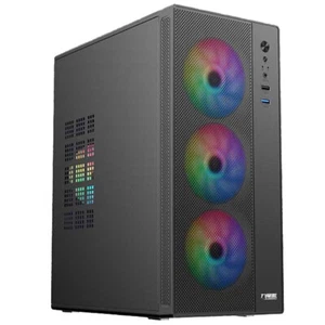 Mini Desktop PC Case Computer Tower For Micro-ATX/ITX Motherboard 250mm GPU - Picture 1 of 9