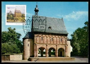 BRD MK 2014 KLOSTER LORSCH PRIVATE !! MAXIMUMKARTE UNIKAT !! MAXI CARD MC bp32 - Bild 1 von 2
