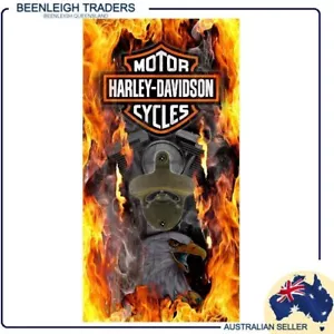 Wall Mounted BOTTLE OPENER HARLEY DAVIDSON MOTORCYCLE Brand New - Foto 1 di 6