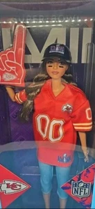 Kansas City Chiefs Superbowl Barbie 58 LVIII, Mint In Shipping Box - Picture 1 of 4