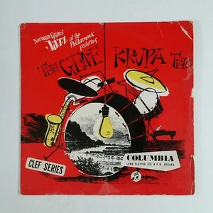 GENE KRUPA TRIO Jazz At The Philharmonic 33CX10015 UK LP Vinyl VG+ Cover Fair - Picture 1 of 5