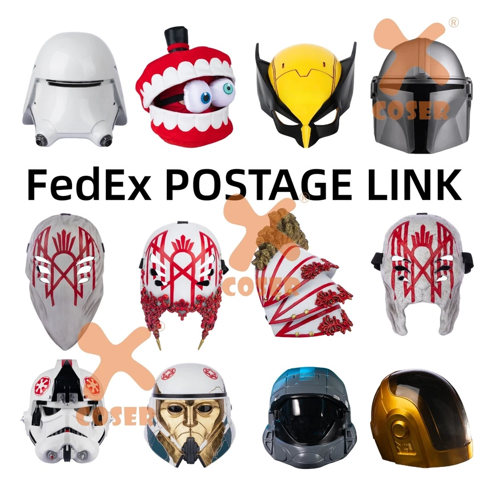 Expedite Shipping POSTAGE LINK For Helmet Mask Fast Shipping - Imagem 1 de 1