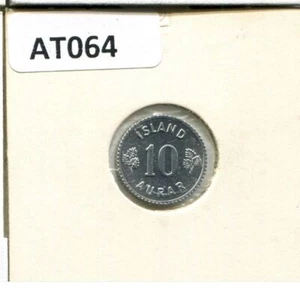 10 AURAR 1970 ICELAND Coin #AT064U - Picture 1 of 3