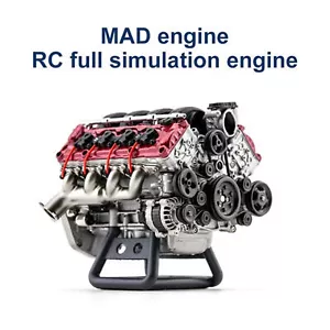 For Adults V8 Combustion Engine Model Building Kits Internal DIY Hobby - Picture 1 of 22