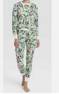 Stars Above Pajama Set Womens XS Waffle Knit Thermal Sleep Pijama Loungewear - Picture 1 of 13