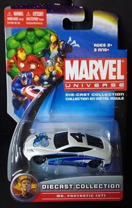 2011 MAISTO 1:64 MARVEL UNIVERSE MR. FANTASTIC FOUR BRILLIANCE V7 MOVIE CAR - Bild 1 von 3