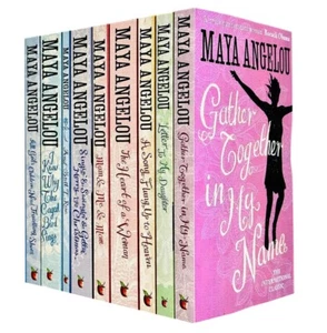 Maya Angelou Collection 9 Books Set Song Flung Up to Heaven,Heart of A Woman NEW - Picture 1 of 3