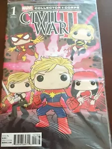 Marvel Collector Corps exclusive Civil War II Issue #1 Funko POP! Cover NEW - Picture 1 of 1