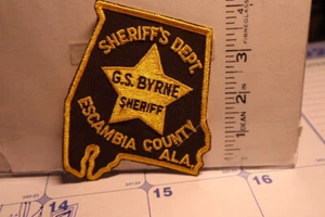 police patch  ESCAMBIA COUNTY SHERIFF ALABAMA - Picture 1 of 1