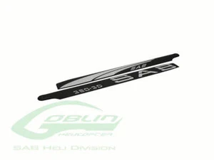 SAB Black Line Carbon Fiber Main Blades 380mm - White : 380TBS - Picture 1 of 1