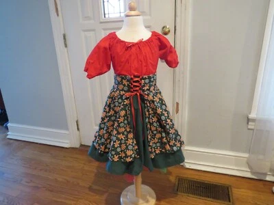 Gingerbread Christmas Dress Girls - Image 1 of 4