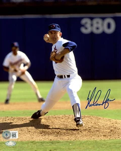 NOLAN RYAN AUTOGRAPHED SIGNED 8X10 PHOTO TEXAS RANGERS BECKETT BAS STOCK #201269 - Picture 1 of 2