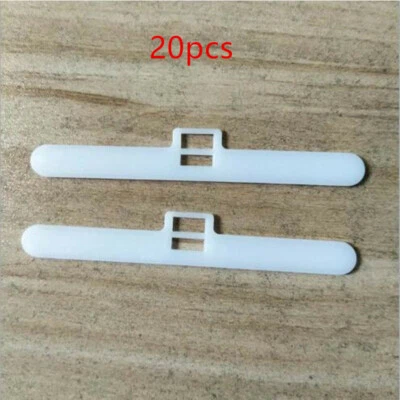 20pcs Vertical Blind Clips Hangers To Fit For 89mm Slats Double Slot Type - Image 1 of 3