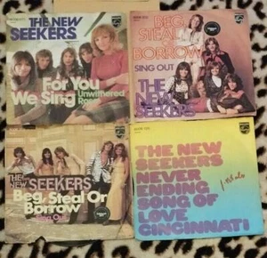 Singles Bundle 150: 4x 7" New Seekers Disco Pop 70er Jukebox Sammlung VG VG+ - Bild 1 von 1