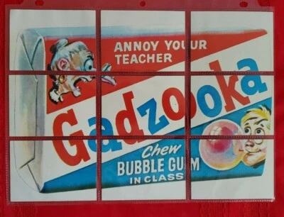 1973 WACKY PACKAGES SERIES 1 UK COMPLETE PUZZLE SET  @@ VERY RARE @@ - Image 1 of 3