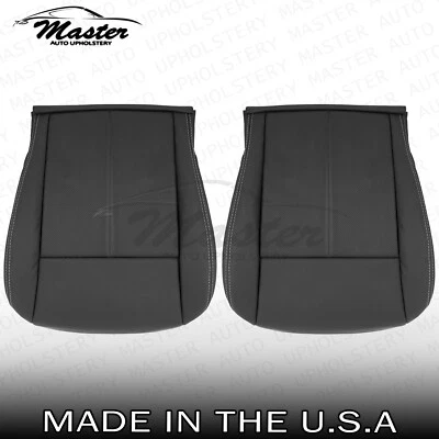 Fundas de asiento de cuero negras inferiores izquierda y derecha para Jeep Liberty 2009-2012, perfectas Foto 1 de 4