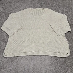 Staffelei Damen Pullover Grobstrick weiß Gr. S/M - Bild 1 von 8