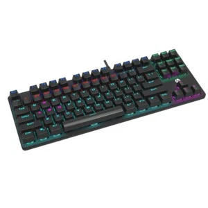 HP GK200 Mechanical Wired Gaming Keyboard with Metal Panel, Compact, Blue Switch - Picture 1 of 9