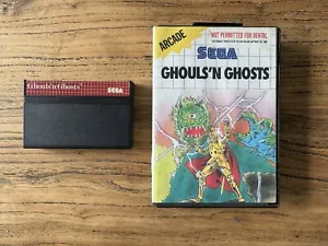 Ghouls N Ghosts Sega Master System No Manual🔥HOT GAME🔥 - Picture 1 of 6
