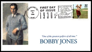 1998 Bobby Jones Wins Grand Slam FDC- Celebrate the Century RKA Cachet - Picture 1 of 2