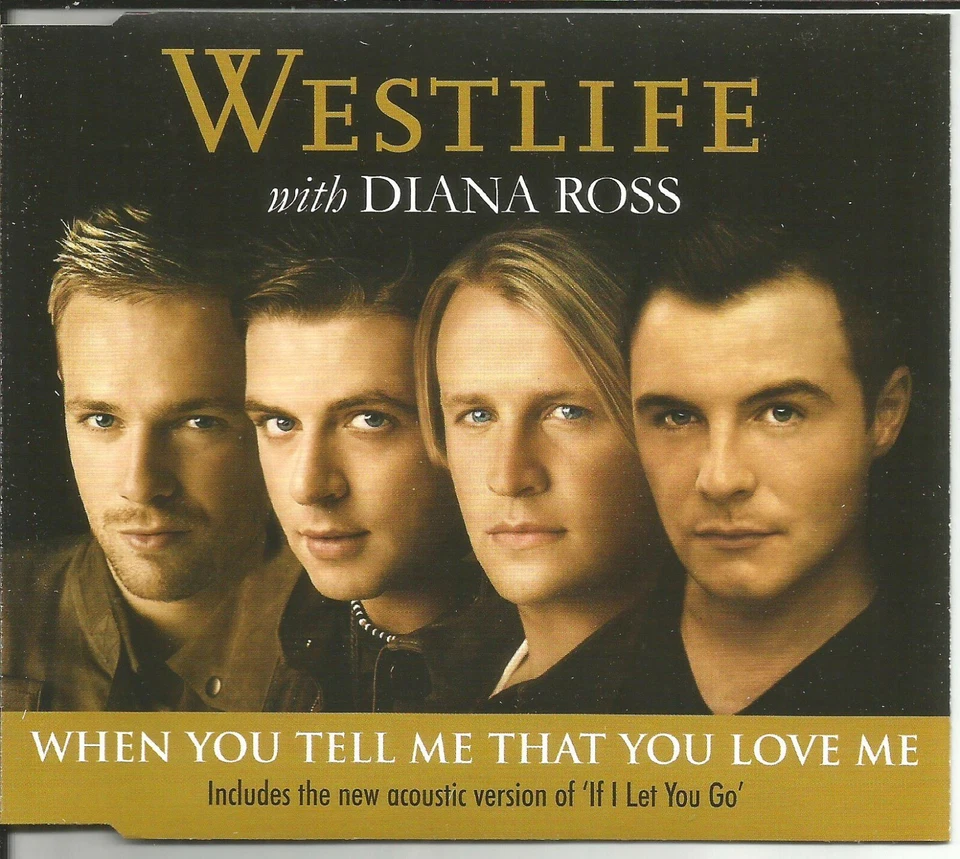 WESTLIFE  w/ DIANA ROSS When you tell MIX & Let you Go ACOUSTIC CD single SEALED Foto 1 de 1
