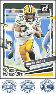 2023 Donruss Aaron Jones Green Bay Packers #105 - Picture 1 of 2