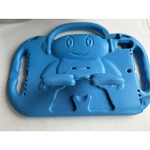 Kids Shockproof iPad Case 5th & 6th Gen / Air 1 & 2 / Pro 9.7 Blue Handle Stand - Picture 1 of 5