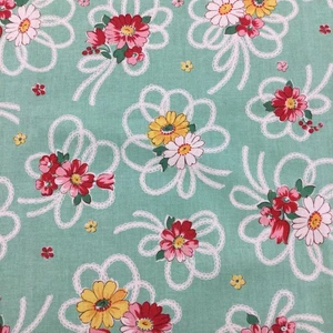 Atsuko Matsuyama Fabric Lace Ribbon Flower Light Green 50cm - Picture 1 of 5
