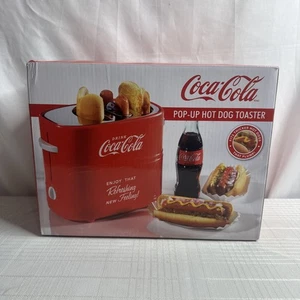 Nostalgia Coca Cola Pop Up Hot Dog Toaster in Iconic Red Color BRAND NEW SEALED - Picture 1 of 10