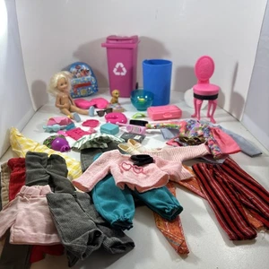 Vintage Barbie Fashion Doll Clothes Shoes Shoes Accessories Mixed Lot 50+ Pieces - Picture 1 of 9
