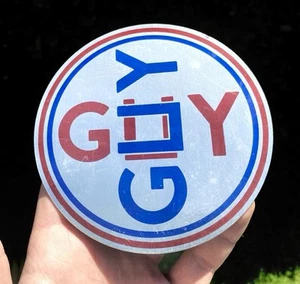 Guy Motors RARE Circular Bus Trucks Plaque Badge Sign - Picture 1 of 3