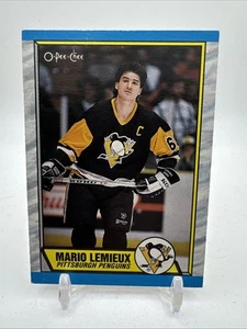 1989 O-Pee-Chee Hockey Card #1 Mario Lemiuex - Bild 1 von 2