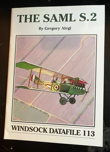 SAML S.2 WINDSOCK DATAFILE 113 By G. ALEGI PHOTOS DRAWINGS SIDE VIEWS RARE - Picture 1 of 8
