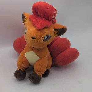 Pokemon Center Official Vulpix Poke Plush Toy 2016 7.5" Tall - Picture 1 of 8