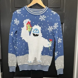 Tipsy Elves  “Romantic Bumble” Ugly Christmas Sweater SmallYeti Rudolph - Picture 1 of 5
