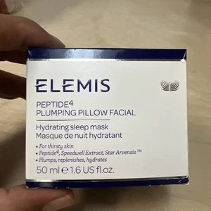 ELEMIS Peptide4 Plumping Pillow Facial Hydrating Sleep Mask 1.6 oz New WITH BOX - Picture 1 of 7