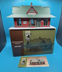 Oceanside Depot Hallmark Great American Railways 1999 Blech Litho Limited Edition - Bild 1 von 13