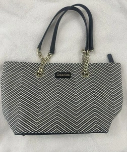 Calvo Klein Tasche mit Goldakzenten. Top Zustand  - Bild 1 von 8